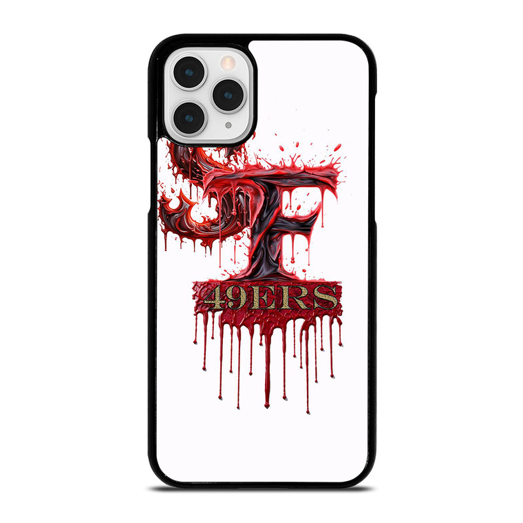 SAN FRANCISCO 49ERS FOOTBALL BLOODY LOGO iPhone 11 Pro Case Cover