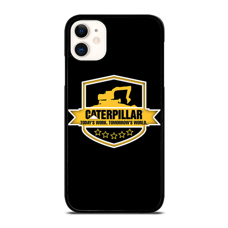 CATERPILLAR TRACTOR LOGO CAT ICON TODAY'S WORK iPhone 11 Case Cover