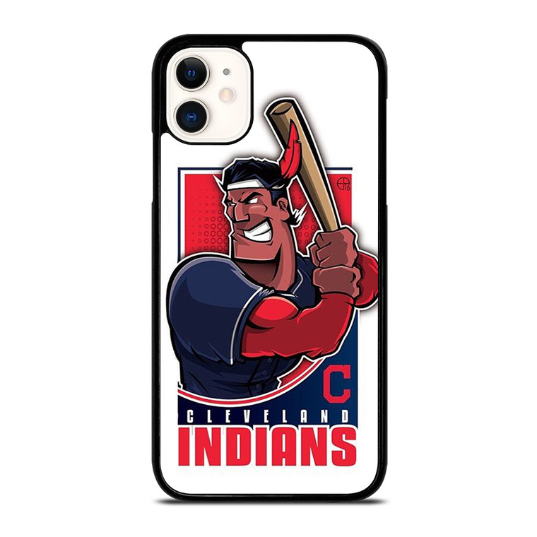 CLEVELAND INDIANS LOGO BASEBALL ICON iPhone 11 Case Cover