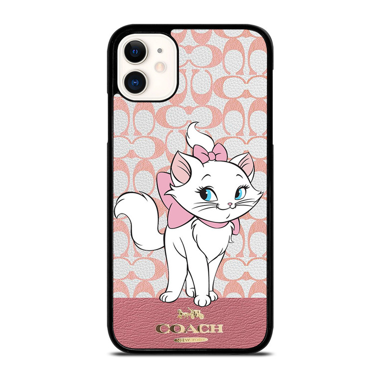 COACH NEW YORK LOGO ARISTOCAT MARIE DISNEY iPhone 11 Case Cover
