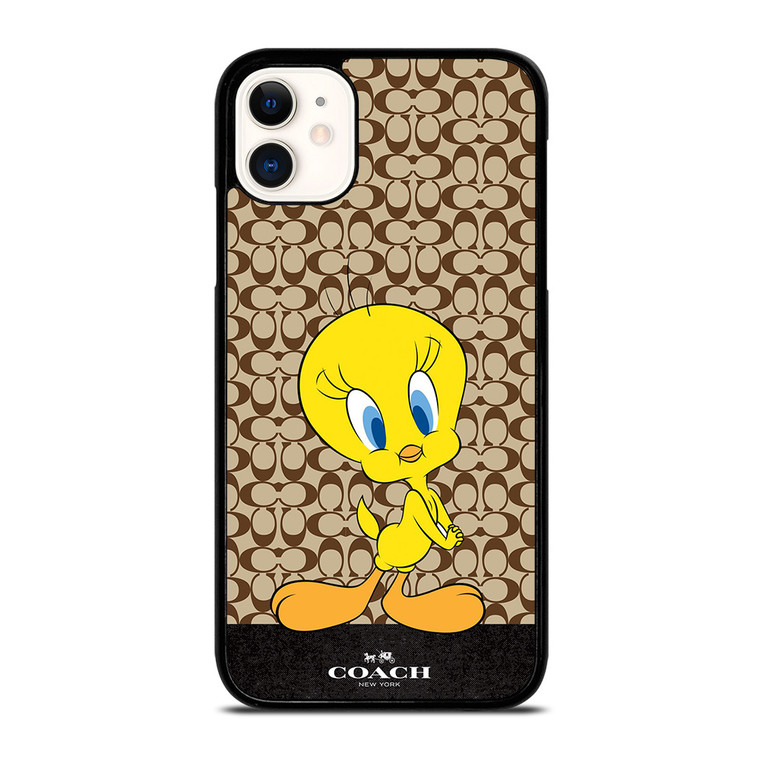 COACH NEW YORK LOGO TWEETY BIRD iPhone 11 Case Cover