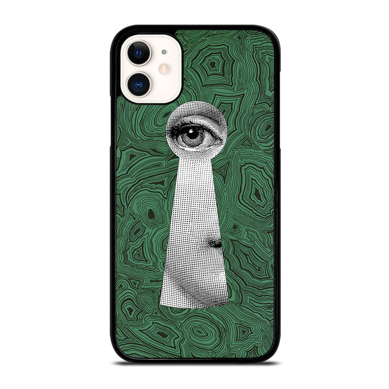 FORNASETTI MALACHITE EYE KEY iPhone 11 Case Cover
