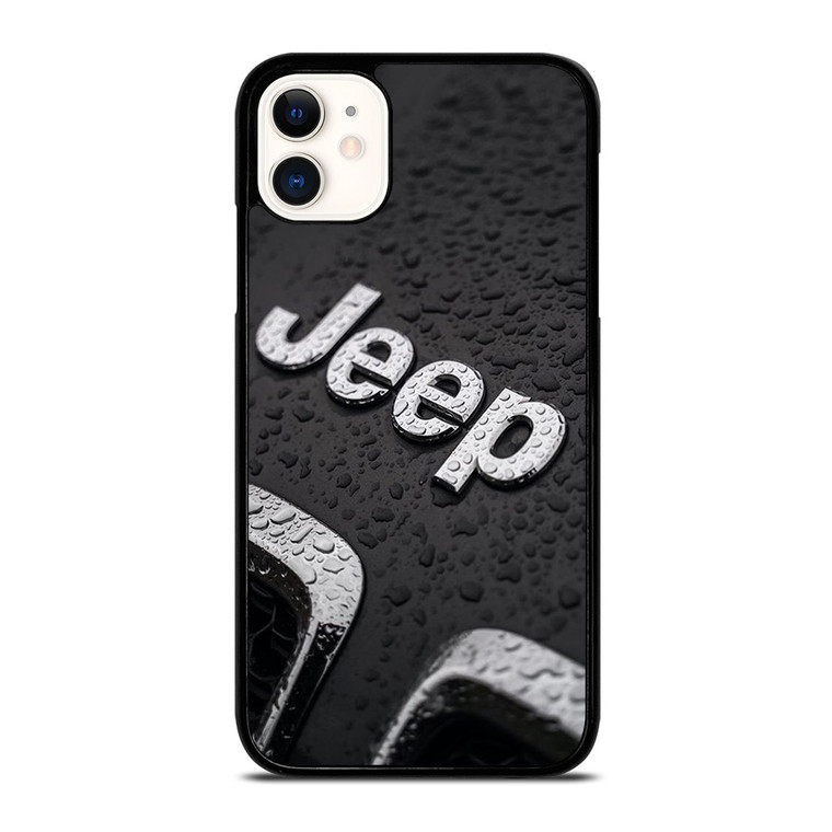 JEEP CAR LOGO UNDER RAIN iPhone 11 Case Cover