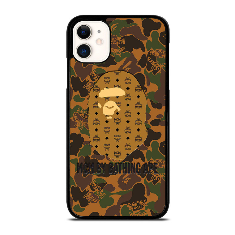 MCM MICHAEL CROMER MUNICH BATHING APE CAMO iPhone 11 Case Cover