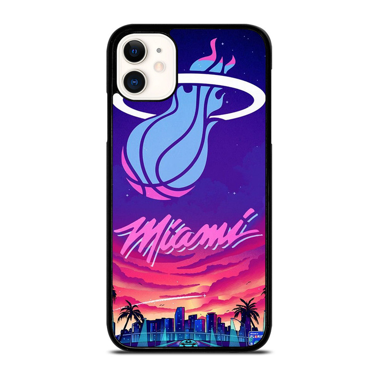 MIAMI HEAT BASKETBALL TEAM LOGO iPhone 11 Case Cover