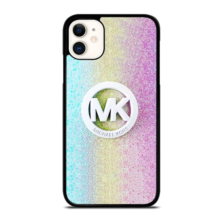 MICHAEL KORS MK LOGO RAINBOW iPhone 11 Case Cover
