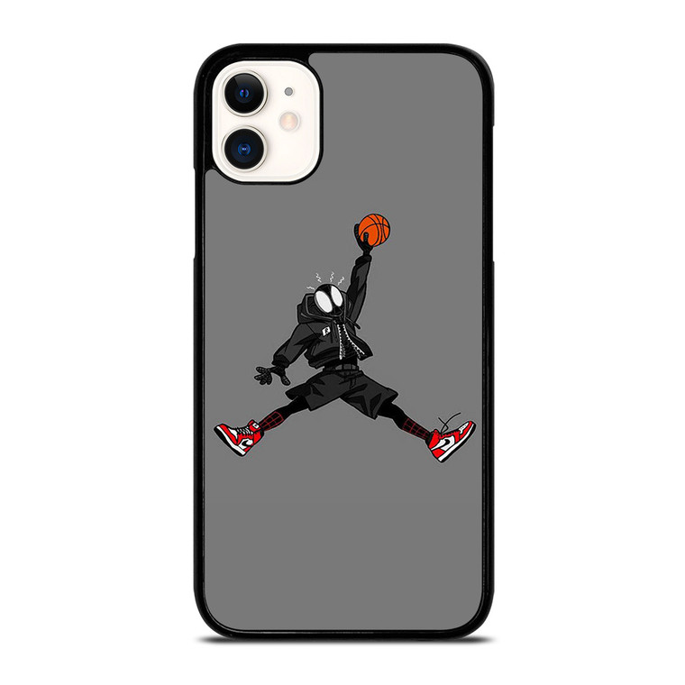 MILES MORALES SPIDERMAN SPIDER VERSE AIR JORDAN NIKE iPhone 11 Case Cover