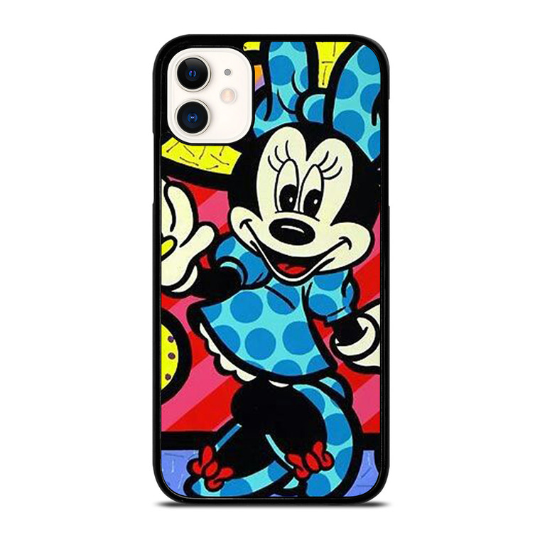 MINNIE MOUSE ROMERO BRITTO ART iPhone 11 Case Cover