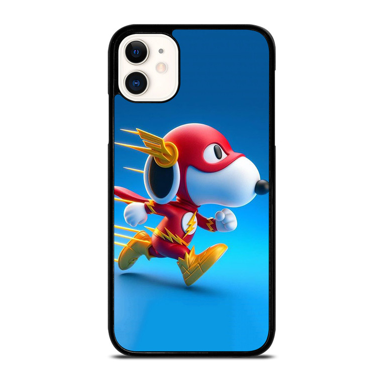 SNOOPY THE PEANUTS THE FLASH iPhone 11 Case Cover