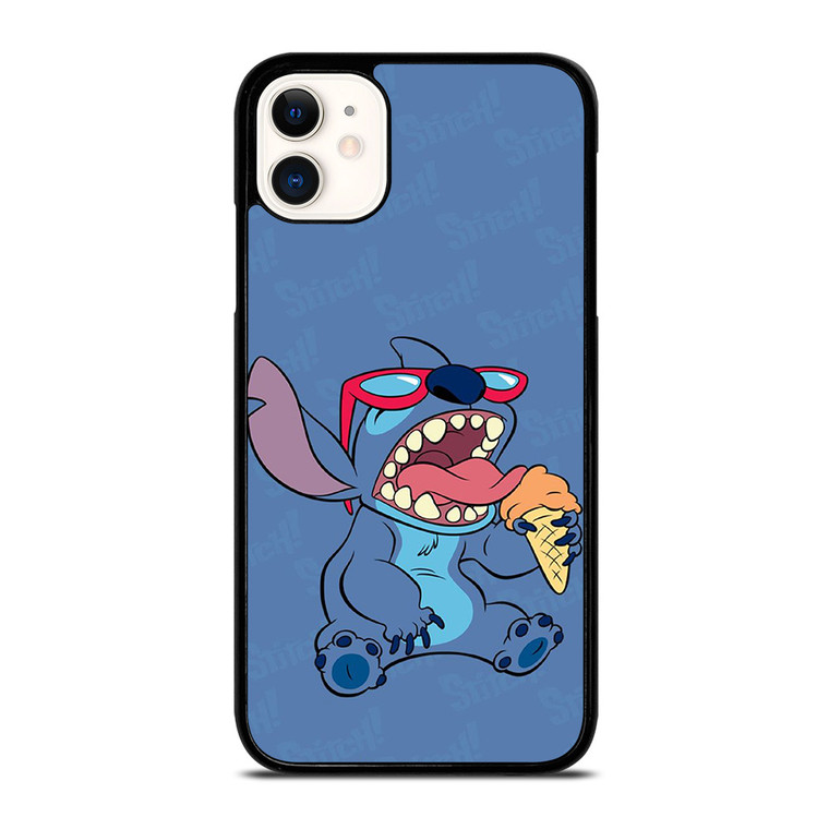 STITCH DISNEY CARTOON ICE CREAM iPhone 11 Case Cover
