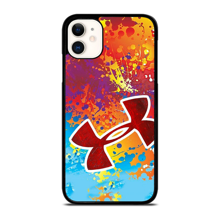 UNDER ARMOUR LOGO COLORFUL PAINT iPhone 11 Case Cover