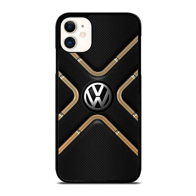 VOLKSWAGEN VW LOGO CARBON ICON iPhone 11 Case Cover