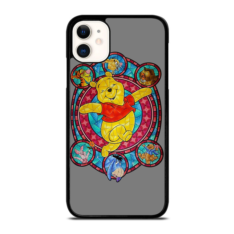 WINNIE THE POOH AND FRIENDS DISNEY MOZAIC ART iPhone 11 Case Cover WINNIE THE POOH AND FRIENDS DISNEY MOZAIC ART iPhone 11 Case Cover