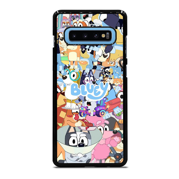 BLUEY CARTOON CHARACTERS COLLAGE Samsung Galaxy S10 Plus Case Cover