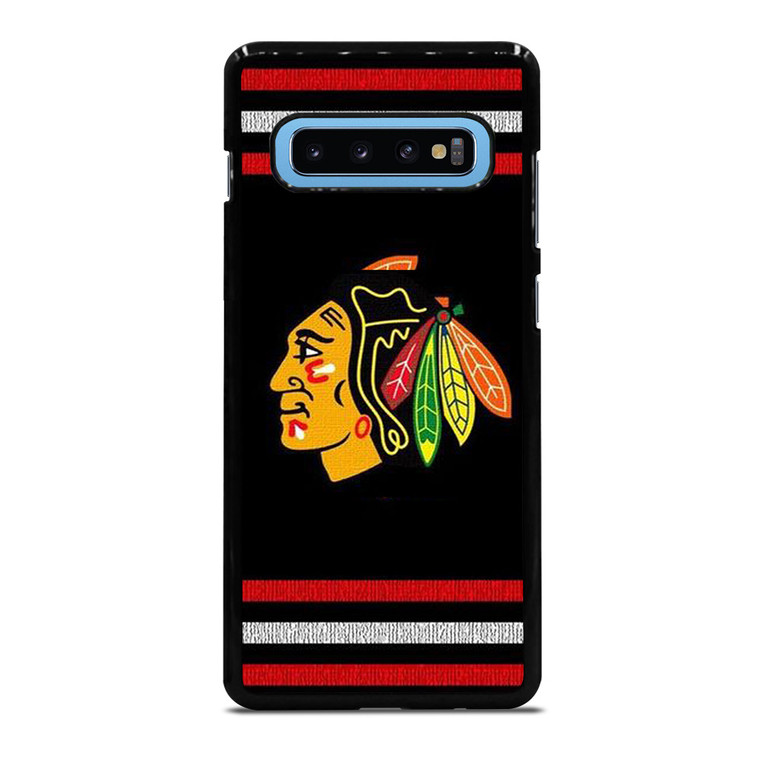 CHICAGO BLACKHAWKS HOCKEY TEAM LOGO ICON Samsung Galaxy S10 Plus Case Cover