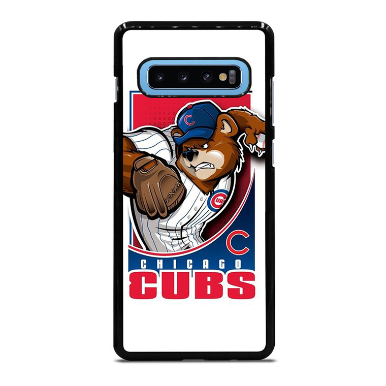 CHICAGO CUBS LOGO BASEBALL TEAM ICON Samsung Galaxy S10 Plus Case Cover