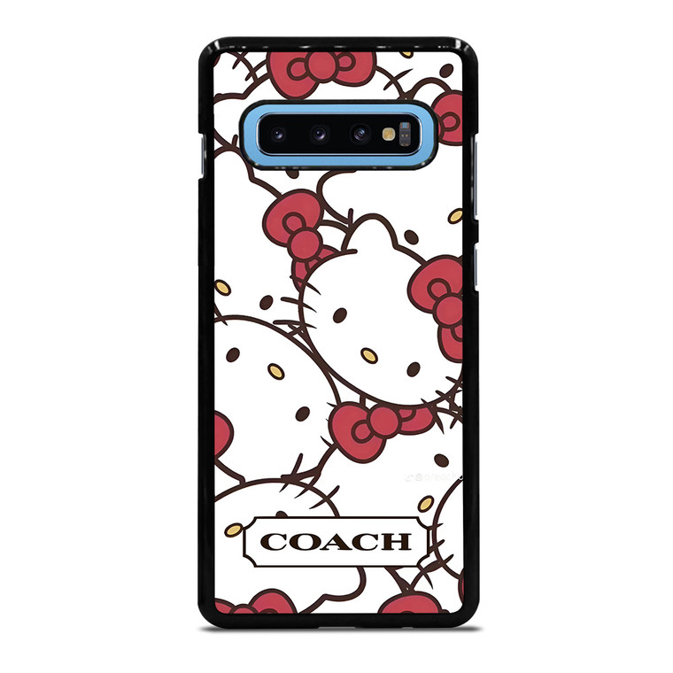 COACH NEW YORK HELLO KITTY FACE COLLAGE Samsung Galaxy S10 Plus Case Cover