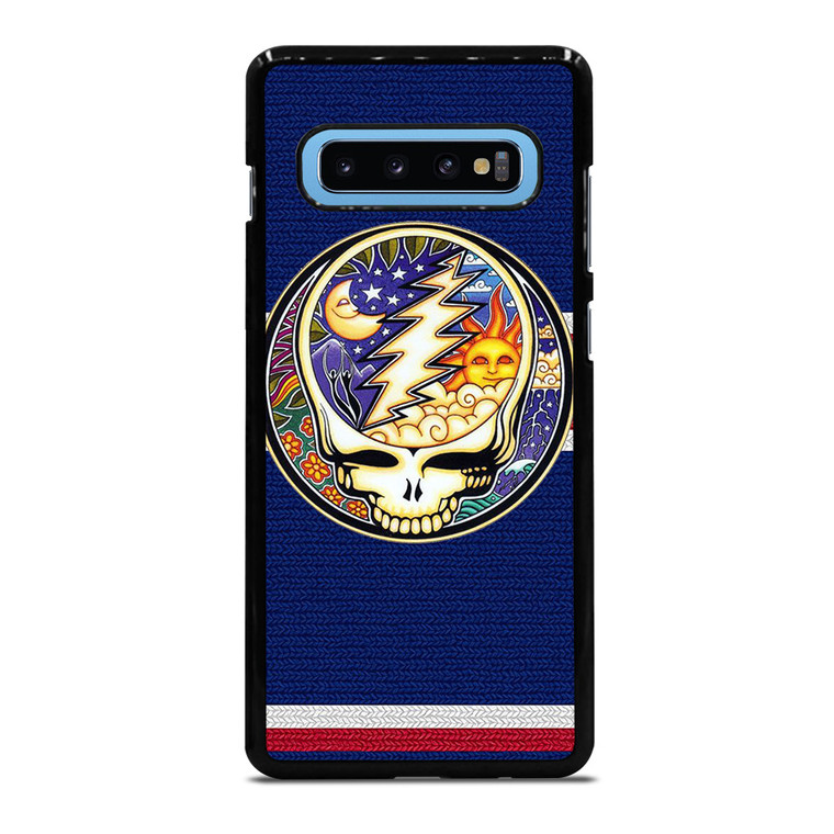 GRATEFUL DEAD BAND SKULL LOGO MOON AND SUN Samsung Galaxy S10 Plus Case Cover