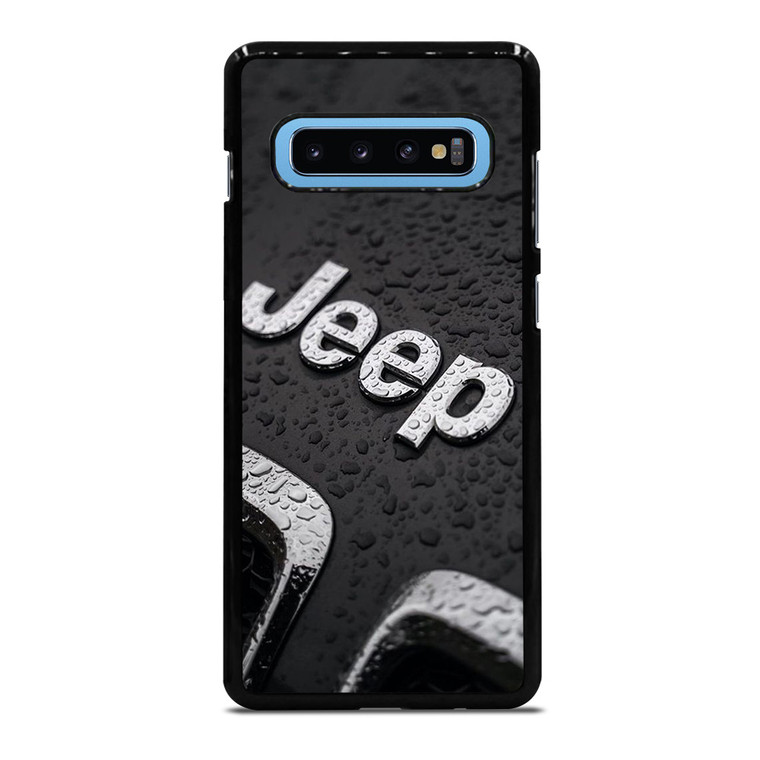 JEEP CAR LOGO UNDER RAIN Samsung Galaxy S10 Plus Case Cover