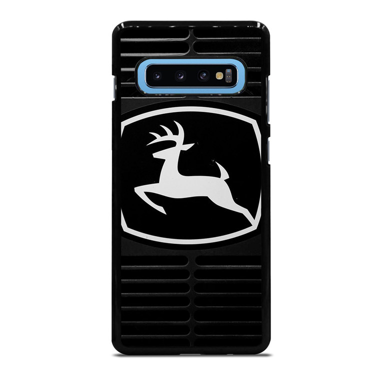 JOHN DEERE TRACTOR LOGO BLACK Samsung Galaxy S10 Plus Case Cover