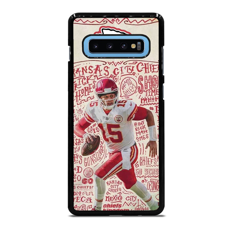 KANSAS CITY CHIEFS 15 PATRICK MAHOMES Samsung Galaxy S10 Plus Case Cover