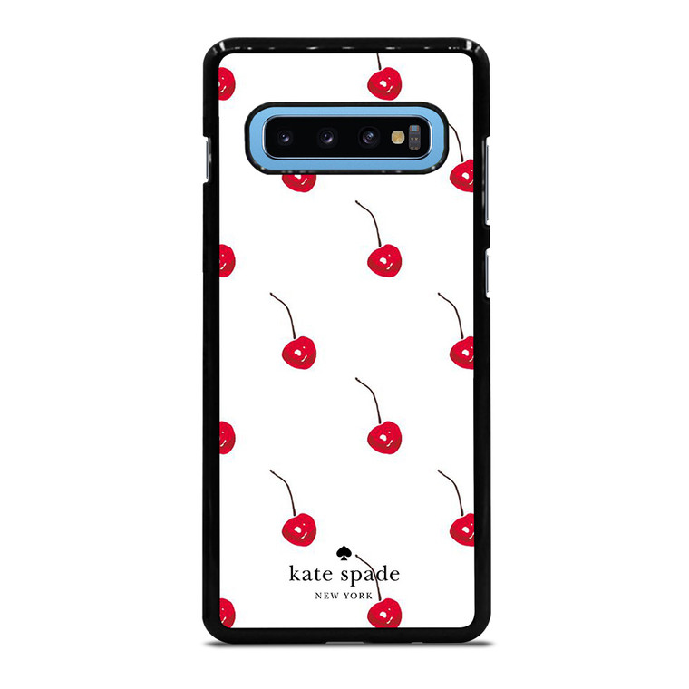 KATE SPADE NEW YORK LOGO CHERRIES Samsung Galaxy S10 Plus Case Cover