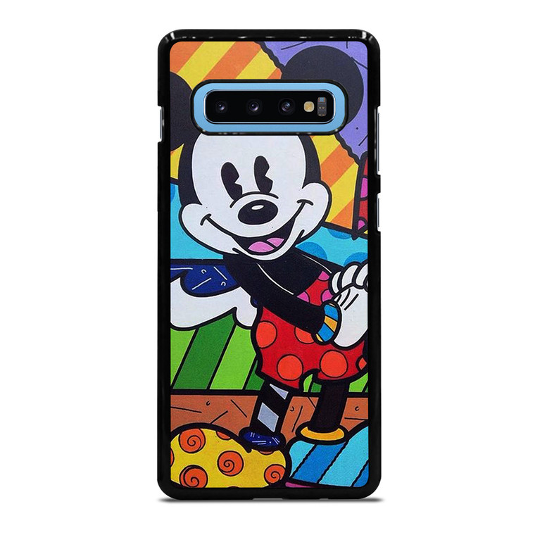 MICKEY MOUSE ROMERO BRITTO ART Samsung Galaxy S10 Plus Case Cover