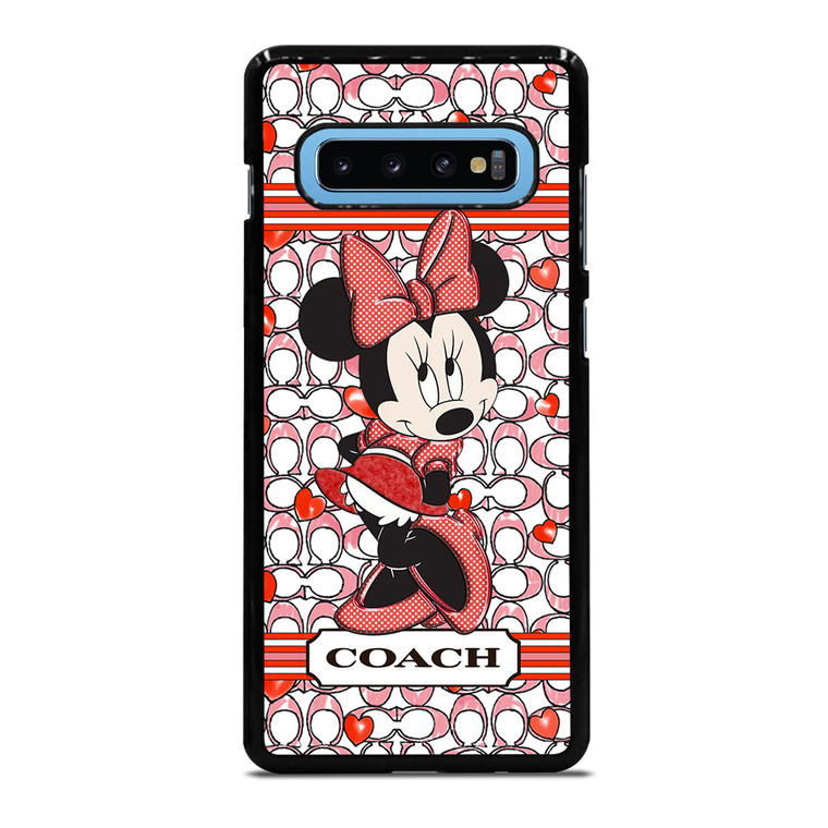 MINNIE MOUSE DISNEY COACH NEW YORK LOGO Samsung Galaxy S10 Plus Case Cover