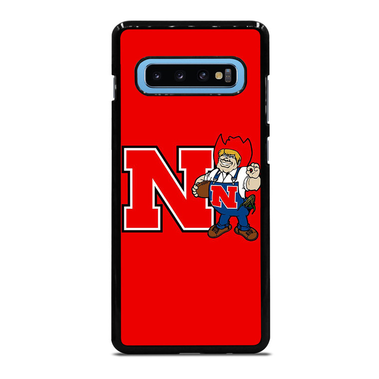 NEBRASKA HUSKERS ICON UNIVERSITY FOOTBALL LOGO Samsung Galaxy S10 Plus Case Cover