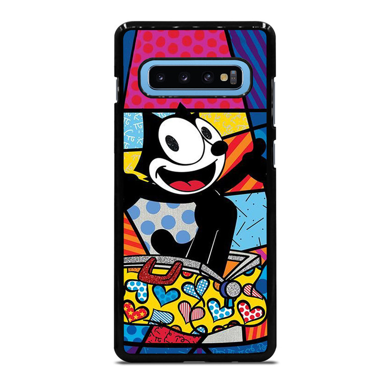 ROMERO BRITTO FELIX THE CAT ART Samsung Galaxy S10 Plus Case Cover