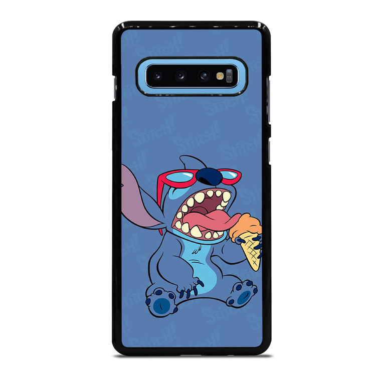 STITCH DISNEY CARTOON ICE CREAM Samsung Galaxy S10 Plus Case Cover