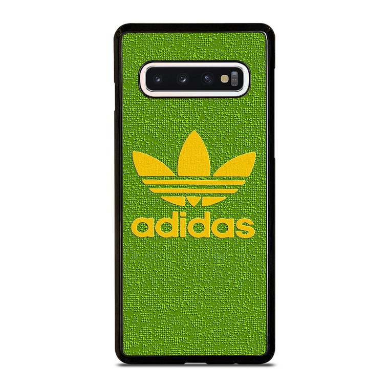 ADIDAS LOGO YELLOW GREEN Samsung Galaxy S10 Case Cover