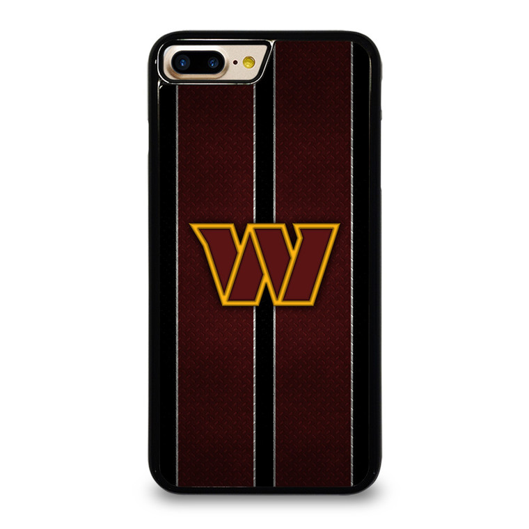 WASHINGTON COMMANDERS NFL METAL STRIPE iPhone 7 / 8 Plus Case Cover