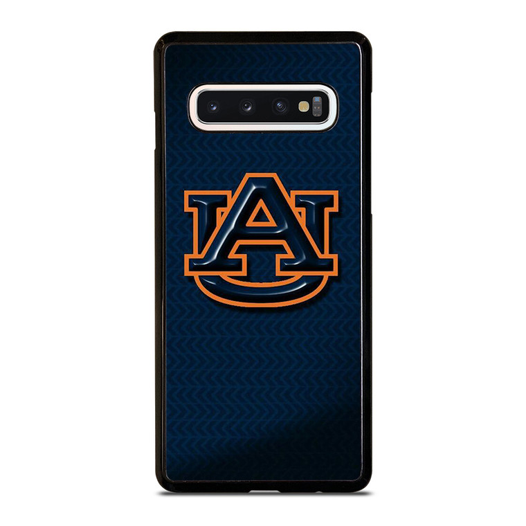 AUBRUN TIGERS FOOTBALL UNIVERSITY TEAM LOGO BLUE Samsung Galaxy S10 Case Cover