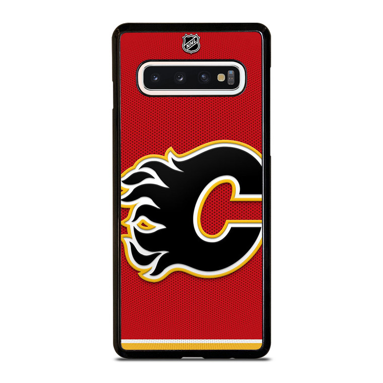 CALGARY FLAMES NHL HOCKEY TEAM LOGO Samsung Galaxy S10 Case Cover