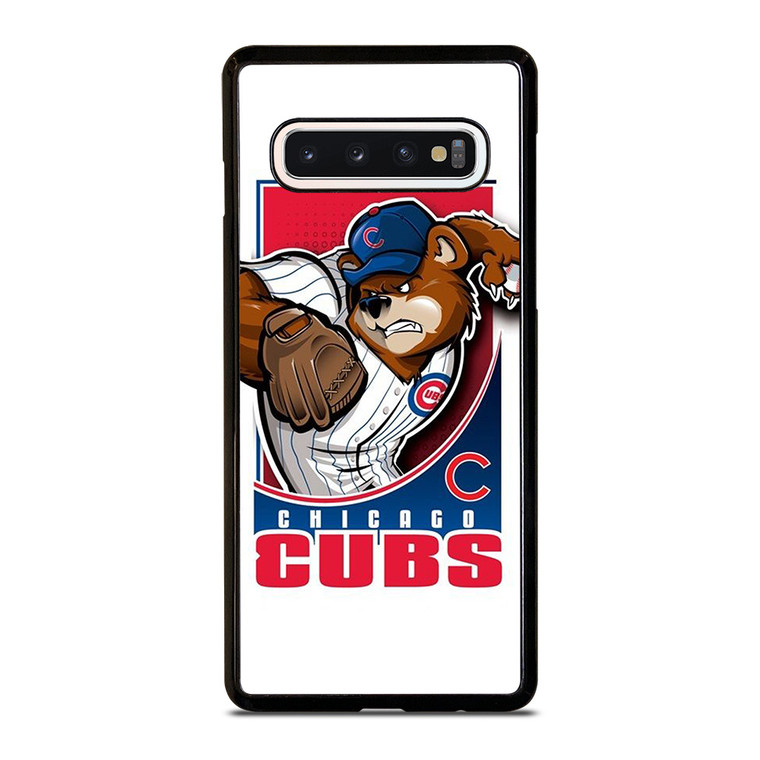 CHICAGO CUBS LOGO BASEBALL TEAM ICON Samsung Galaxy S10 Case Cover