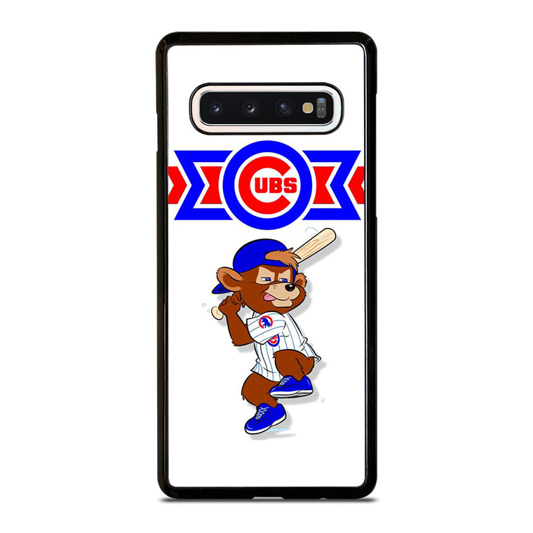 CHICAGO CUBS LOGO BASEBALL TEAM MASCOT Samsung Galaxy S10 Case Cover