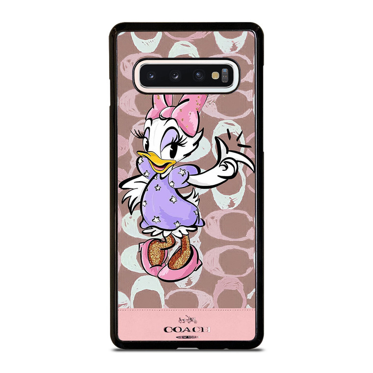 COACH NEW YORK DAISY DUCK DISNEY Samsung Galaxy S10 Case Cover
