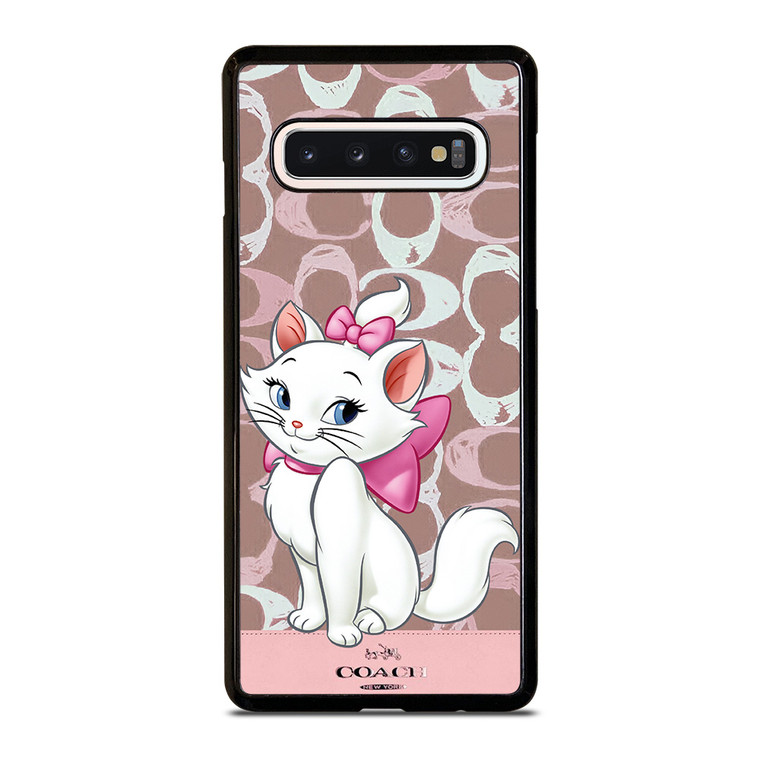 COACH NEW YORK LOGO MARIE ARISTOCAT DISNEY Samsung Galaxy S10 Case Cover