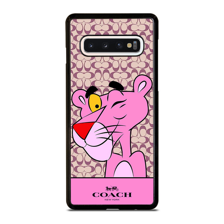 COACH NEW YORK LOGO X PINK PANTHER Samsung Galaxy S10 Case Cover