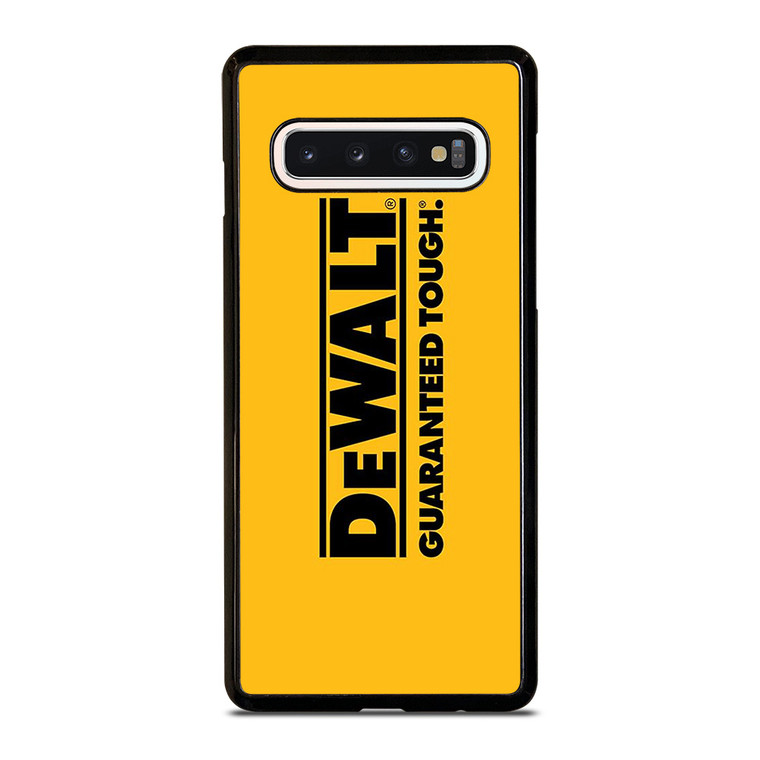 DEWALT TOOL LOGO GUARANTEED TOUGH Samsung Galaxy S10 Case Cover