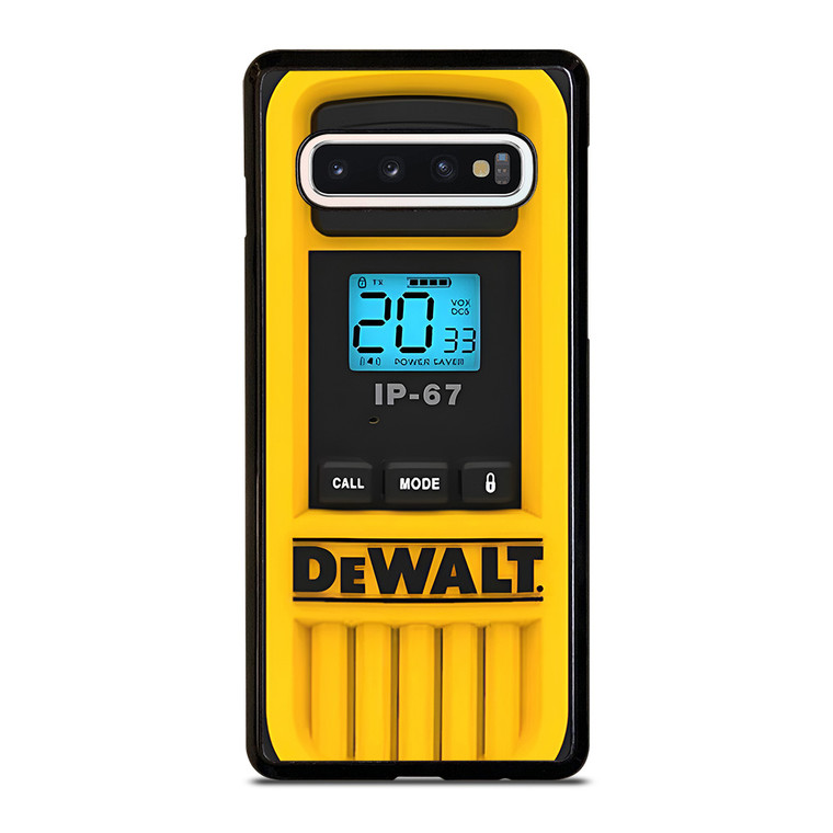DEWALT TOOL LOGO HEAVY DUTY WALKIE TALKIE Samsung Galaxy S10 Case Cover