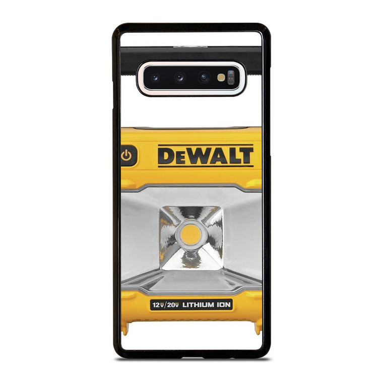 DEWALT TOOL LOGO LED WORK LIGHT Samsung Galaxy S10 Case Cover