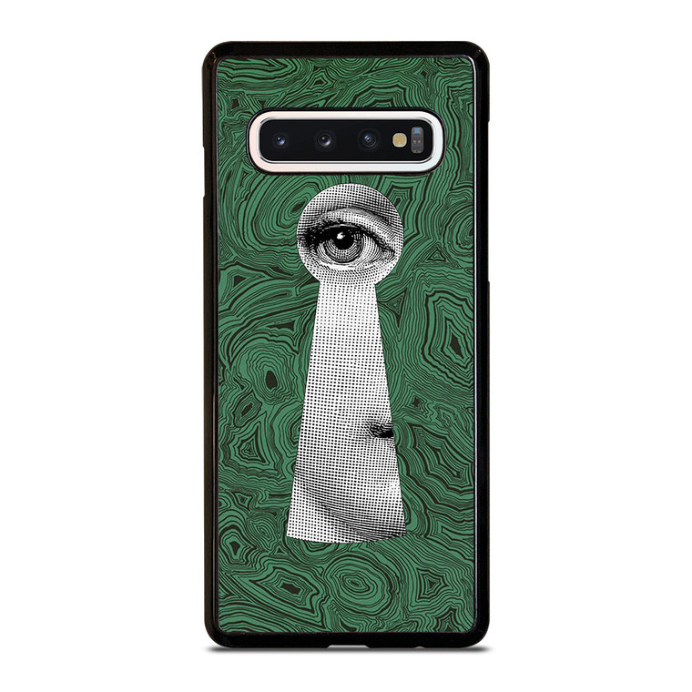 FORNASETTI MALACHITE EYE KEY Samsung Galaxy S10 Case Cover