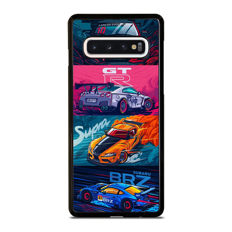 JAPAN RACING SPORTS CARS SUPRA GTR LANCER BRZ Samsung Galaxy S10 Case Cover