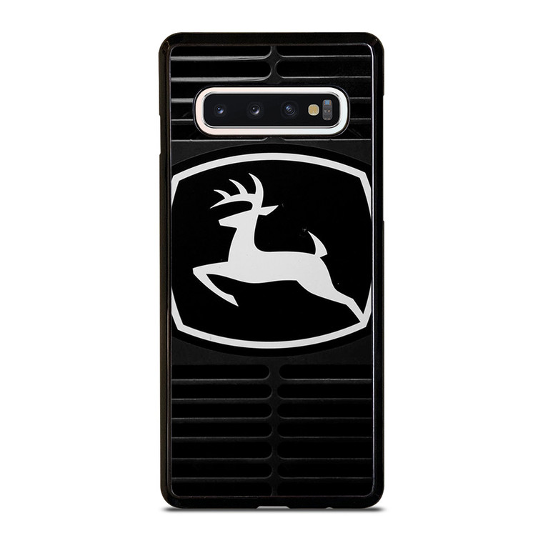 JOHN DEERE TRACTOR LOGO BLACK Samsung Galaxy S10 Case Cover