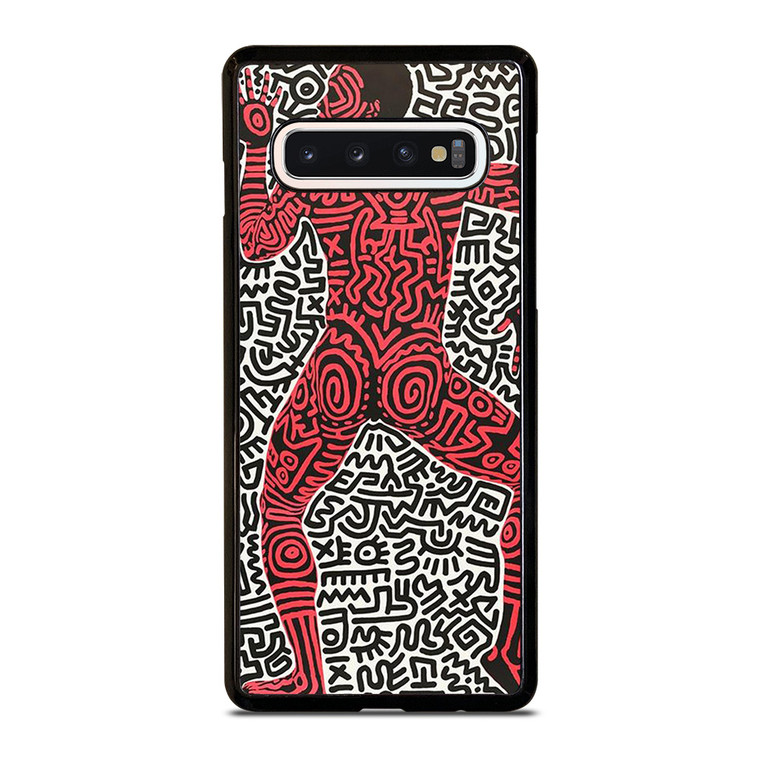 KEITH HARING ART INTO 84 Samsung Galaxy S10 Case Cover