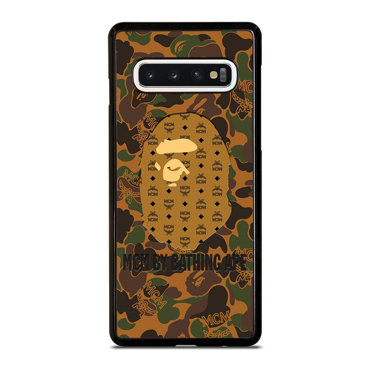 MCM MICHAEL CROMER MUNICH BATHING APE CAMO Samsung Galaxy S10 Case Cover