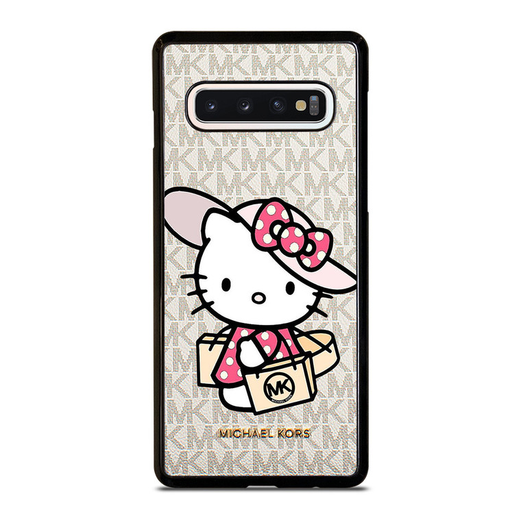 MICHAEL KORS MK LOGO HELLO KITTY Samsung Galaxy S10 Case Cover MICHAEL KORS MK LOGO HELLO KITTY Samsung Galaxy S10 Case Cover