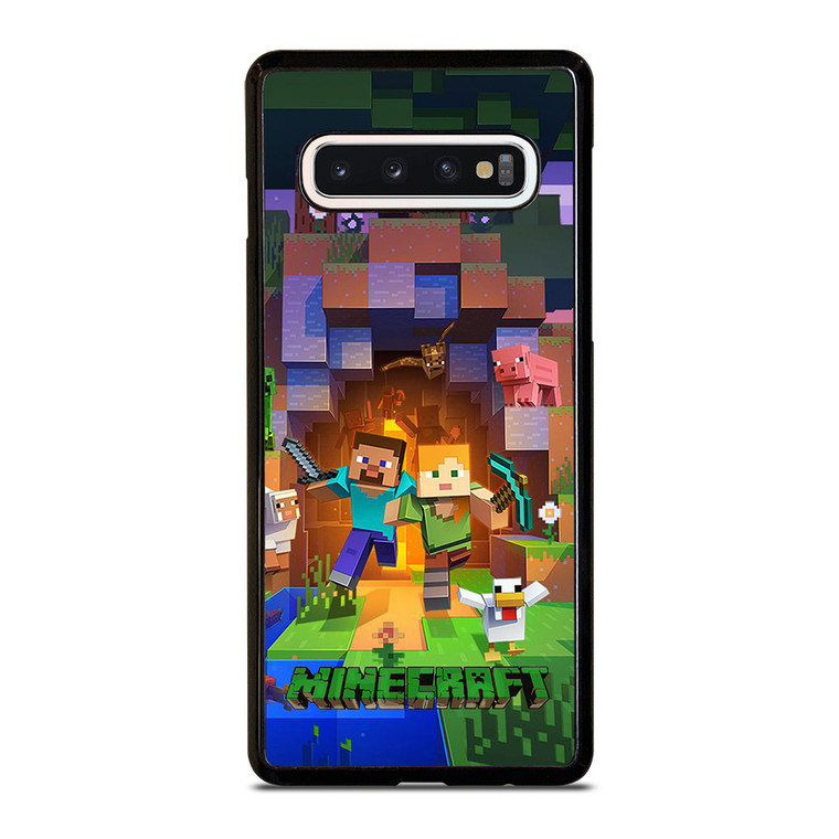 MINECRAFT GAMES WALLPAPER Samsung Galaxy S10 Case Cover MINECRAFT GAMES WALLPAPER Samsung Galaxy S10 Case Cover